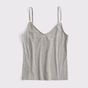 Abercrombie Pajama Top (Gray Pointelle Sleep Cami)